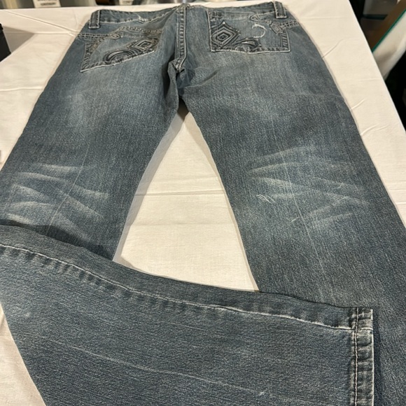 Chinese Laundry Jeans Womens Size 28 Low Rise Straight leg Distressed - Picture 5 of 8